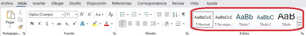 Estilos de Word para trabajo fin de master, trabajo fin de grado o tesis doctoral